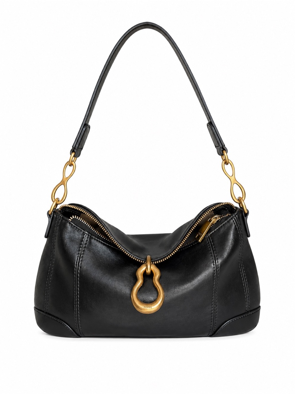 JW PEI Women's Jayla Metal Pendant Embellished Shoulder Bag Black